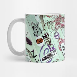 Graffiti Tag Sticker Art NYC Mug